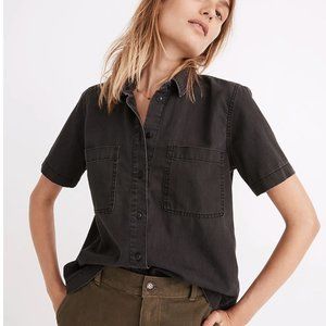 MADEWELL - Denim Shirt in Lunar Wash SZ M